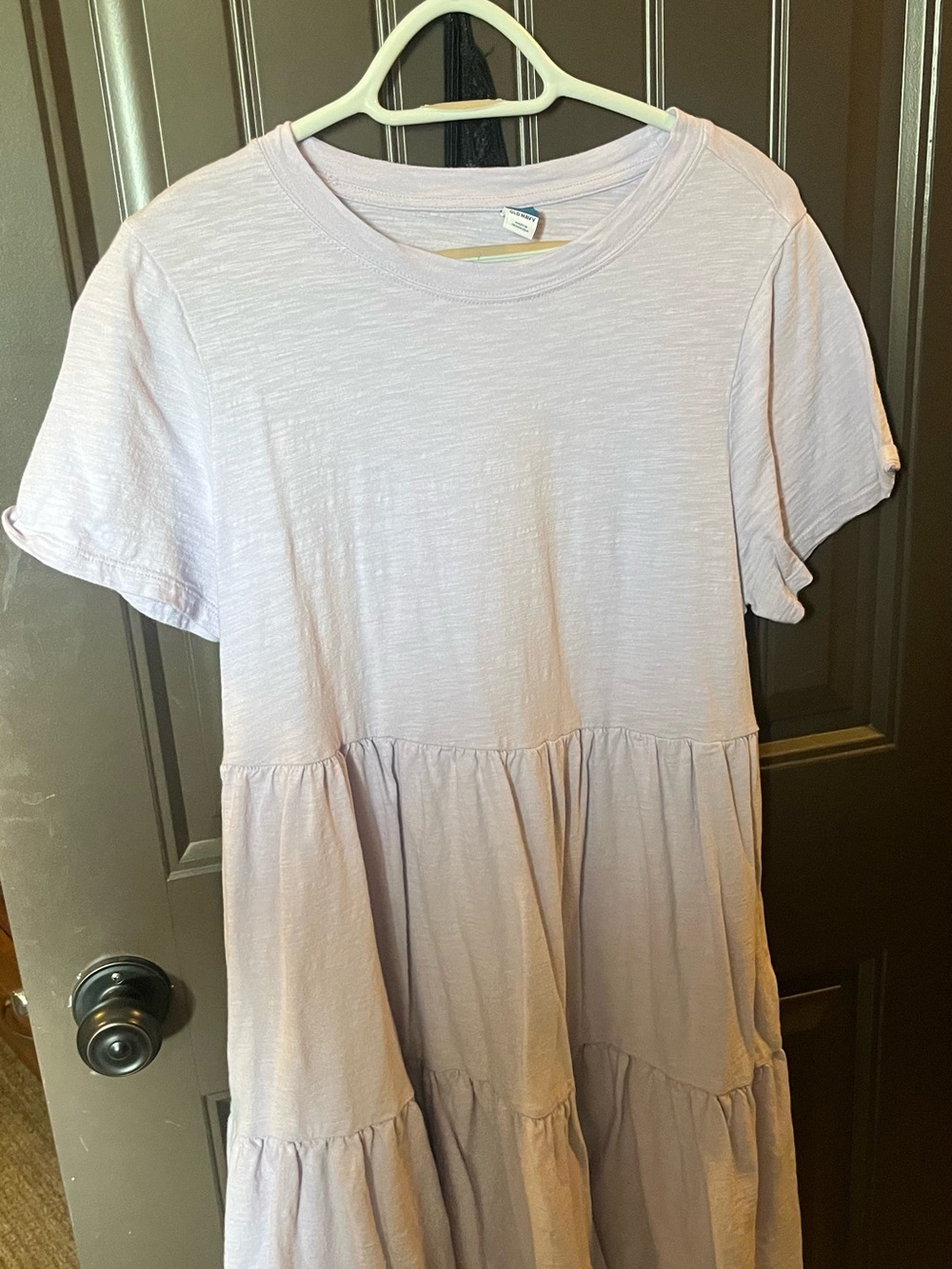 Women’s ' Lavender Tiered Short-Sleeve Dress